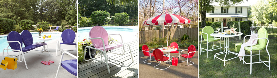 retro metal lawn chairs | torrans manufacturing company