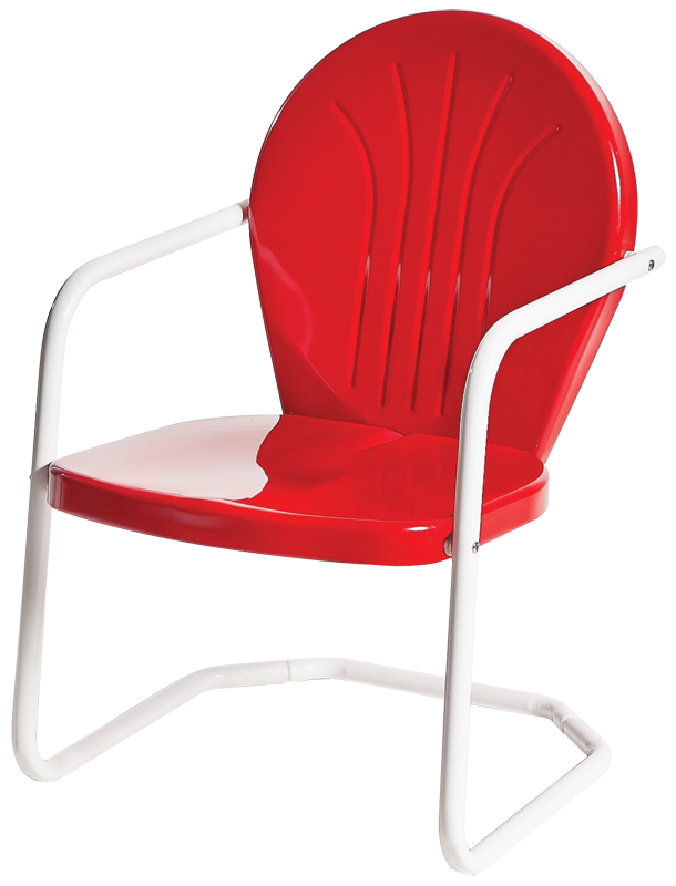 Retro Metal Lawn Chairs Gliders And Furniture Sets